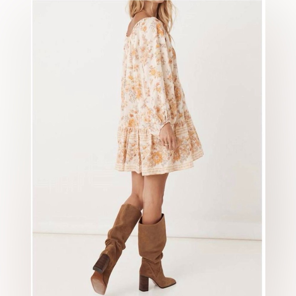 Spell Meadowland Tunic Dress Cream Never Worn - Picture 11 of 15